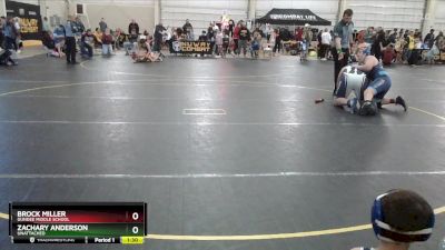 Round 3 - Brock Miller, Dundee Middle School vs Zachary Anderson, Unattached