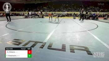 6A - 130 lbs Semifinal - Alexis Ahtone, PUTNAM CITY vs Tiffany Breshears, BROKEN ARROW