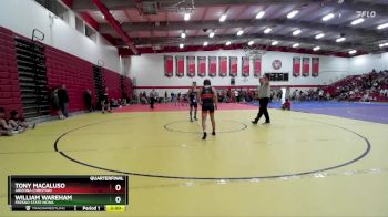 149 lbs Quarterfinal - Tony Macaluso, Arizona Christian vs William Wareham, Fresno State NCWA