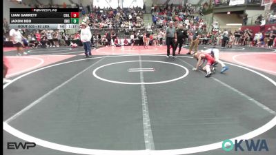 67 lbs Round Of 16 - Liam Garrett, Collinsville Cardinal Youth Wrestling vs Jaxon Deo, Berryhill Wrestling Club