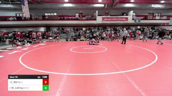 170 lbs Round Of 16 - Caleb Berry, Silver Lake vs Mason Lelling, Sharon