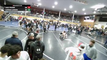 150 lbs Quarterfinal - Alec Fraser, Camas vs Laithan Lawson, Orting