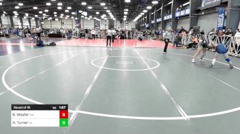 114 lbs Round Of 16 - Brooke Weafer, MA vs Hailey Turner, VA