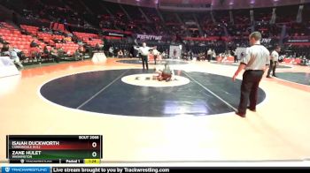 2A 160 lbs Champ. Round 1 - Zane Hulet, Washington vs Isaiah Duckworth, Carbondale (H.S.)