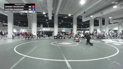 57 lbs Cons. Round 5 - Anthony Colantuono, Princeton Wrestling Club vs Jahryzen Pagaragan, Gold Rush Wrestling