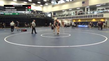 197 lbs Cons. Round 3 - Chance Evans, Cuesta College vs Nick Garris, Palomar College