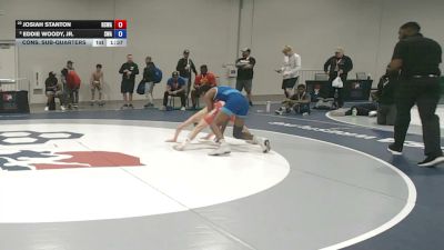 60 kg Cons. Sub-quarters - Josiah Stanton, Red Cobra Wrestling Academy vs Eddie Woody, Jr., Sebolt Wrestling Academy