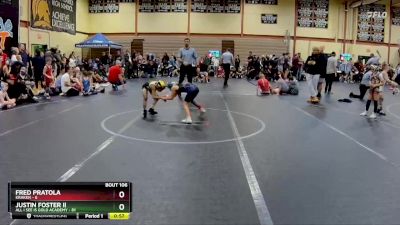 60 lbs Quarterfinal - Justin Foster Ii, All I See Is Gold Academy vs Fred Pratola, Kraken