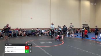 55 lbs Rr Rnd 2 - Brady Bellavia, K8 Tristate Elite vs Jacob Wenrich, K8 4M