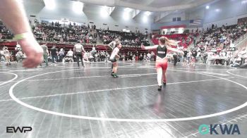 83 lbs Consi Of 8 #2 - Ellie Couch, Claremore Wrestling Club vs Ava Henderson, HURRICANE WRESTLING ACADEMY