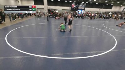 120 lbs Cons. Semis - Jeremy Carver, Contenders Wrestling Academy vs Carson Miles, Reddot Wrestling Club