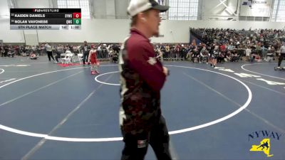 94 lbs 5th Place Match - Kaiden Daniels, Salamanca Youth Wrestling Club vs Nolan Vavonese, Quaker Wrestling Club