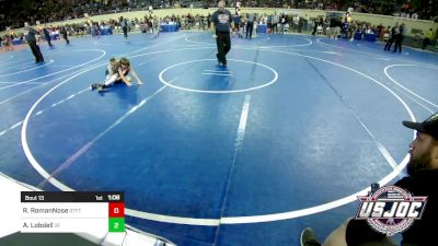 73 lbs Round Of 32 - Ryker RomanNose, Standfast vs Alex Lobdell, 3F Wrestling