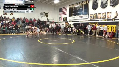 144 lbs Cons. Round 3 - Will Griswold, Center Point-Urbana vs Jack Bartels, North Butler-Clarksville
