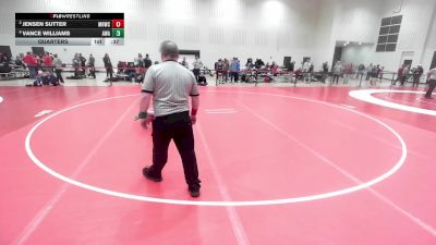 98 lbs Quarters - Jensen Sutter, Mt. Horeb Wrestling Club vs Vance Williams, Askren Wrestling Academy