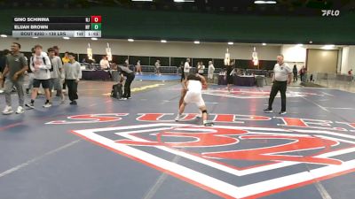 138 lbs Consi Of 16 #2 - Gino Schinina, NJ vs Elijah Brown, NY