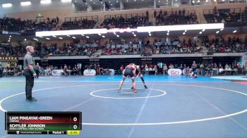 152 lbs Cons. Round 1 - Schyler Johnson, Kenai Central High School vs Liam Pingayak-Green, Chevak