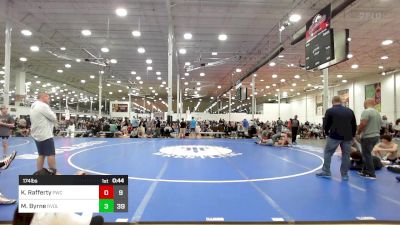 174 lbs Quarterfinal - Kevin Rafferty, Pirate Wrestling Club vs Michael Byrne, Revival Black