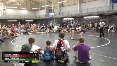 95 lbs Quarterfinal - John Cheney Iv, Grappling House Wrestling Club vs Jakoby Odineal, Ground Zero Wrestling