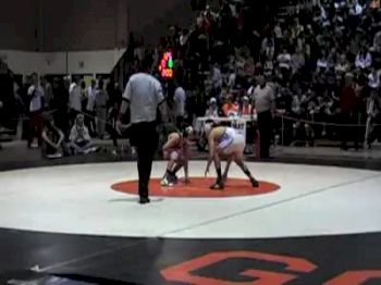 125 lbs. Josh Martinez (Pine Creek H.S.) vs. Roy Garza (Greeley West H.S.)