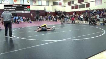 JV-14 lbs Semifinal - Lauren Adams, Osage vs Cheyanne Smith, Starmont