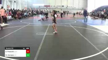 54 lbs Round Of 16 - Iyla Samuel, Pride WC vs Cael Marcotte, Socal Grappling Club