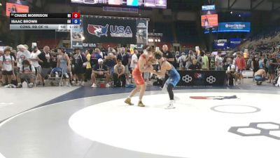 138 lbs Cons. Rd Of 16 - Chase Morrison, Michigan vs Isaac Brown, Ohio