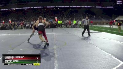 D2-150 lbs Semifinal - Trevor Swiss, Petoskey HS vs Harrison Meekhof, Allendale HS