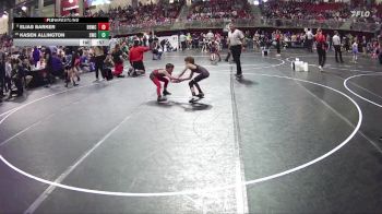 59 lbs Champ. Round 1 - Kasen Allington, Southern Wrestling Club vs Elias Barker, Broken Bow Wrestling Club