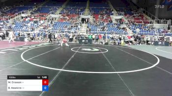 100 lbs Rnd Of 64 - Mac Crosson, Iowa vs Blake Hawkins, Colorado