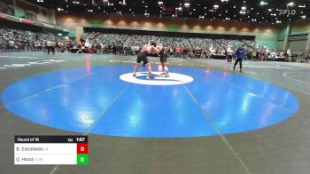 215 lbs Round Of 16 - Benjamin Escobedo, Los Altos vs Quinn Hood, Fruitland