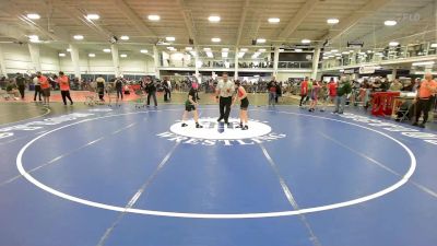 98 lbs Quarterfinal - Ella Henckel, Team Tugman vs Tessa Gerade, Billerica