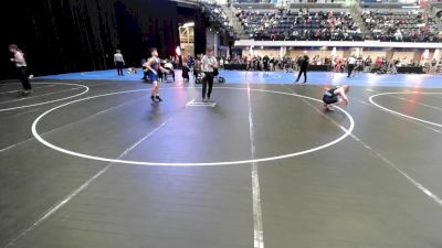 5th - 6th grade - 98 Semis - Roman Moore, Sebolt Wrestling Academy vs Kiptyn Youngblut, Immortal Athletics WC