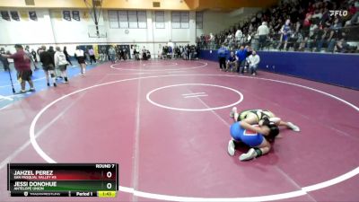 185 lbs Round 7 - Jessi Donohue, Antelope Union vs Jahzel Perez, San Pasqual Valley Hs