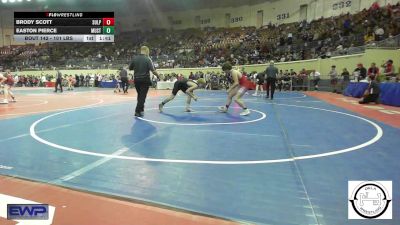 101 lbs Round Of 32 - Brody Scott, Sulphur vs Easton Pierce, Mustang Middle School