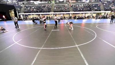 Girls 7th - 8th grade - 136 Champ. Round 5 - Laynie Tudor, Waverly Area Wrestling Club vs Kaelynn Boston, Iowa