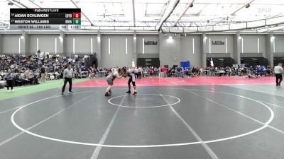 285 lbs Round Of 32 - Aidan Schlimgen, Ledyard vs Weston Williams, Bristol Eastern
