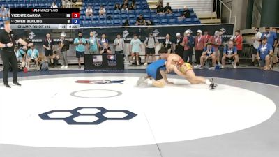 190 lbs Champ. Rd Of 128 - Vicente Garcia, New Mexico vs Owen Burling, Wisconsin