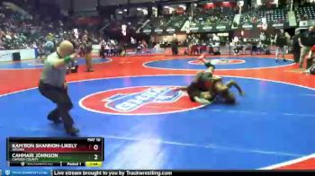 7 lbs Semifinal - CahMari Johnson, Camden County vs KAM`RON SHANNON-LIKELY, Archer