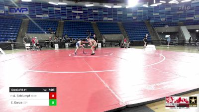 132 lbs Consi Of 8 #1 - Alois Schlumpf, Askren Wrestling Academy vs Elijah Garza, Izzy Style Wrestling