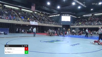 40 lbs Round Of 16 - Hayden Zemba, Easton vs Maddox Flint, Silver Springs