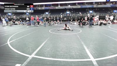 106 lbs 3rd Place - Cydni Buchanan, Mid-MO vs Vivian Hayes, SOTM-Lady Outlaws