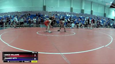 138 lbs Cons. Round 4 - Vance Williams, IL vs Frankie Nitti, IL