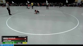 74 lbs Champ. Round 2 - Logan Gass, Moen Wrestling Academy vs Lincoln Schuelke, Minnesota