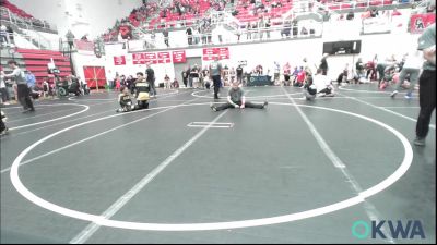 55 lbs Quarterfinal - Luke Mapel, Blackwell Wrestling Club vs Remmi Schwahn, Chandler Takedown Club