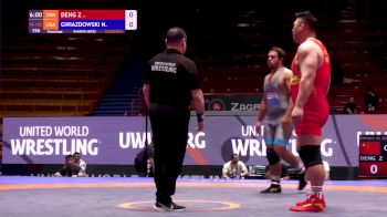 125 kg Repechage - Nick Gwiazdowski, USA vs Zhiwei Deng, CHN