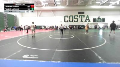 215 lbs Cons. Round 4 - Adrian Famber, Sonora vs Caden Lawson, El Dorado