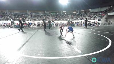 46 lbs Consi Of 8 #2 - Kolter Gay, Blackwell Wrestling Club vs Crew Andrews, Team Tulsa Wrestling Club