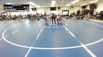 106 lbs Champ. Round 3 - Jonah Juergens, Fountain Valley vs Alex Armijo, El Modena