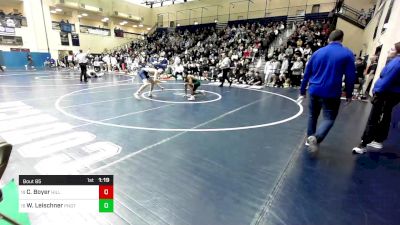 139 lbs Round Of 32 - Conlan Boyer, The Hill School vs William Leischner, Ponaganset